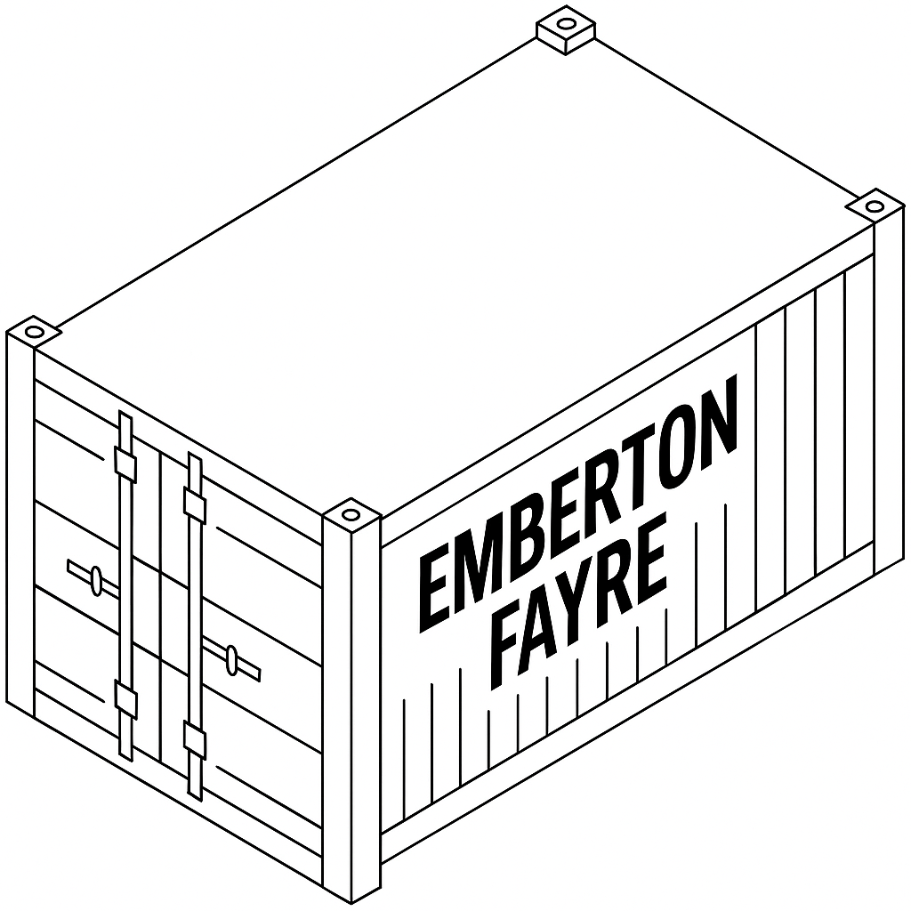 Shipping Container for Emberton Fayre | Shipped Studio